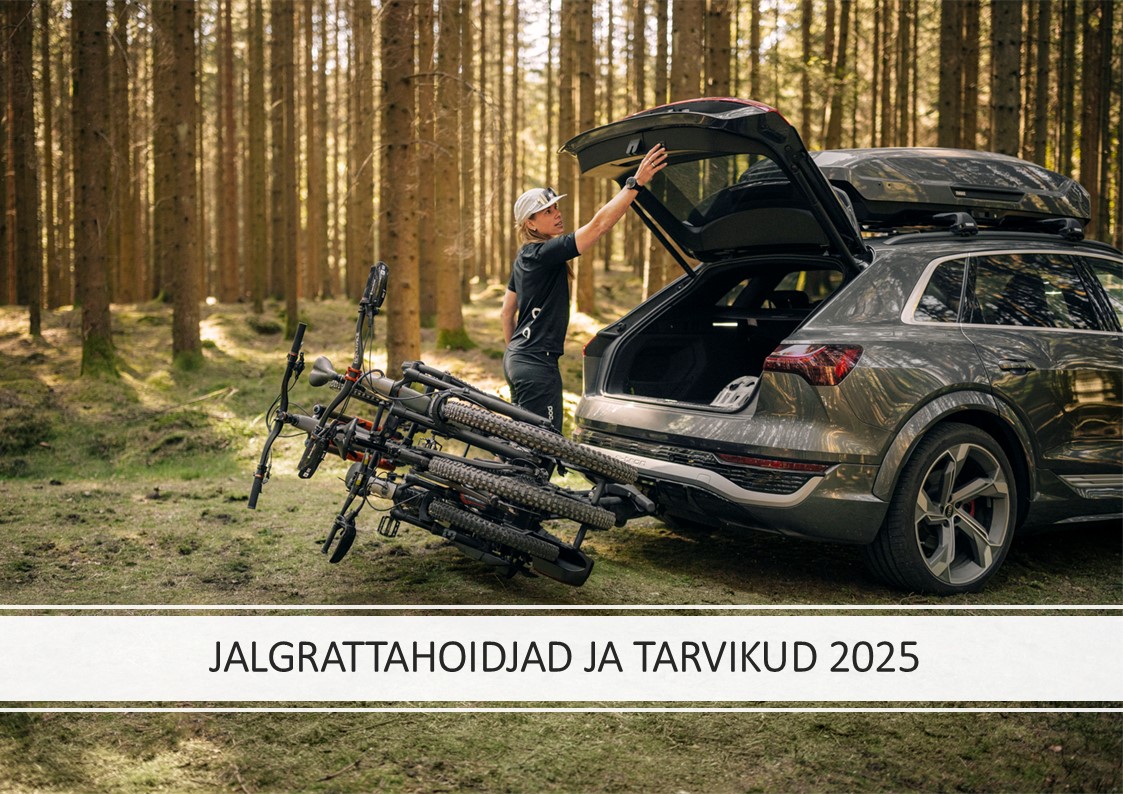 Thule jalgrattahoidjate müügimaterjal 2025